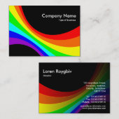 Spektralkurve - Schwarz Visitenkarte (Vorne/Hinten)