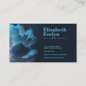 Spektrallicht beleuchtet durchsichtig ju6877 visitenkarte (Rückseite)