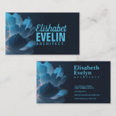 Spektrallicht beleuchtet durchsichtig ju6877 visitenkarte (Vorne/Hinten)