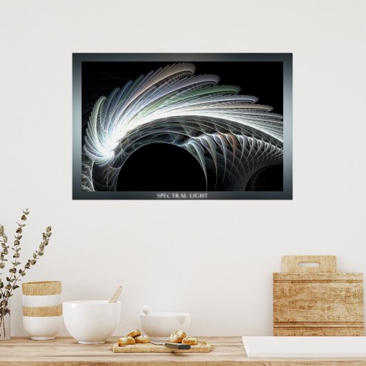 Spektrallicht Poster (Küche)