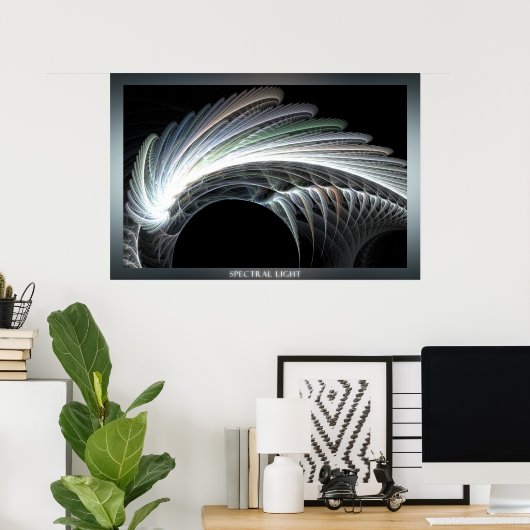 Spektrallicht Poster (Heimbüro)