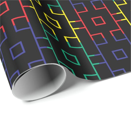 Spektralplätze Geschenkpapier (Rolleneckpunkt)