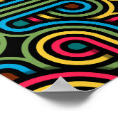 Spektralspiralen Poster (Ecke)