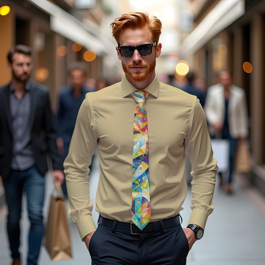 Spektren Burst Abstrakte Krawatte