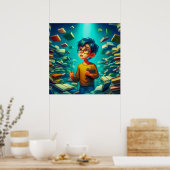 Spektren in den Stapeln Poster (Küche)