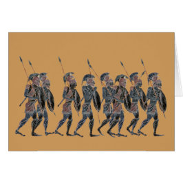 Spektrum altgriechische Hoplites in Bewegung