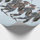 Spektrum altgriechische Hoplites in Bewegung Geschenkpapier (Ecke)