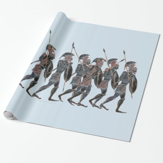 Spektrum altgriechische Hoplites in Bewegung Geschenkpapier (Ungerollt)