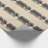 Spektrum - altgriechischer Hoplitekampf mit Geschenkpapier (Ecke)