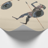 Spektrum - altgriechisches Hoplitesfeiern groß Geschenkpapier (Ecke)