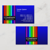 Spektrum - Blau schattiert Visitenkarte (Vorne/Hinten)