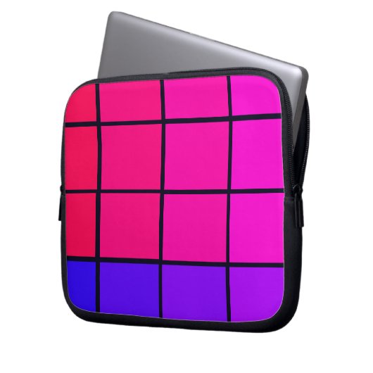 Spektrum bunte 12 Zipper weichen Laptop iPad Fall Laptopschutzhülle (Vorderseite Links)