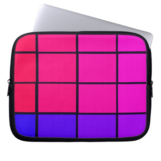 Spektrum bunte 12 Zipper weichen Laptop iPad Fall Laptopschutzhülle (Vorderseite)
