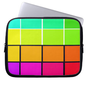 Spektrum bunte 6 Zippered weichen Laptop iPad Fall Laptopschutzhülle