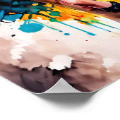 Spektrum der Farbe Poster (Ecke)