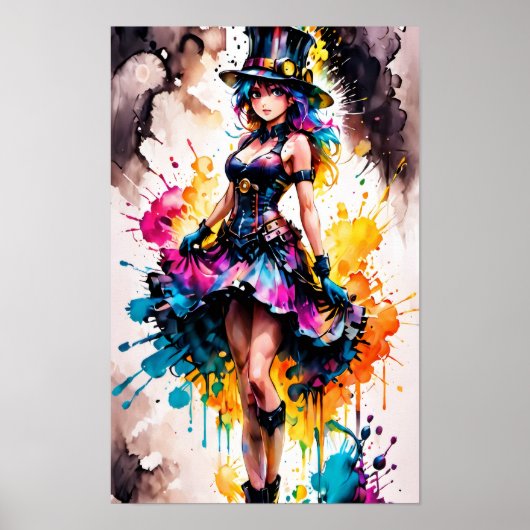 Spektrum der Farbe Poster (Vorne)
