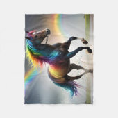 Spektrum der Grace: Regenbogenroh unter Regenbogen Fleecedecke (Vorderseite)