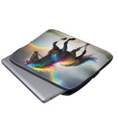 Spektrum der Grace: Regenbogenroh unter Regenbogen Laptopschutzhülle (Vorne Knopf)