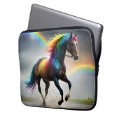 Spektrum der Grace: Regenbogenroh unter Regenbogen Laptopschutzhülle (Vorderseite Links)