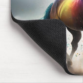 Spektrum der Grace: Regenbogenroh unter Regenbogen Mousepad (Ecke)