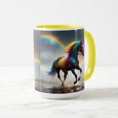 Spektrum der Grace: Regenbogenroh unter Regenbogen Tasse (VorderseiteRechts)