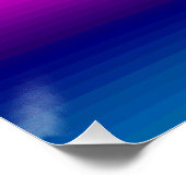 Spektrum der horizontalen Farben 20x20 Poster (Ecke)