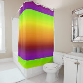 Spektrum der horizontalen Farben - 3 Duschvorhang (Beispiel)