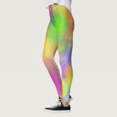 Spektrum der rosa Farbblätter Leggings (Links)