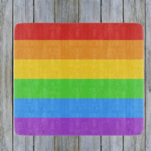 Spektrum des Pride-Glases Schneidebrett