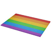 Spektrum des Pride Glass Schneidebrett (Ecke)