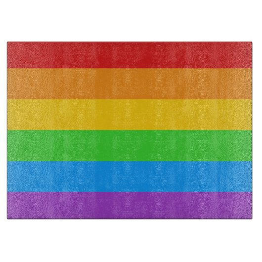 Spektrum des Pride Glass Schneidebrett (Vorderseite)