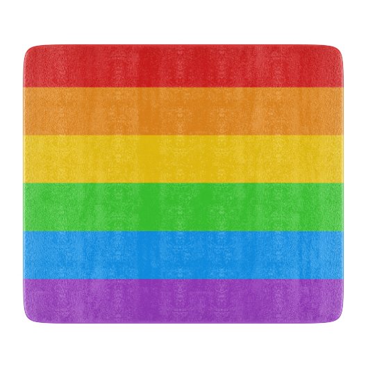 Spektrum des Pride Glass Schneidebrett (Vorderseite)