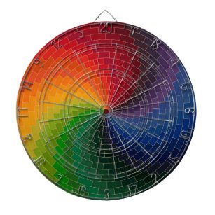 Spektrum-Farbrad Dartscheibe