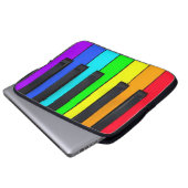 Spektrum färbt Klavier-Tastatur Laptopschutzhülle (Vorne Knopf)
