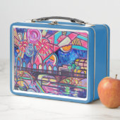 Spektrum-FeuerwerkeLunchbox Metall Brotdose (Beispiel)