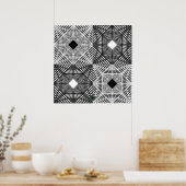 Spektrum-Gitter Poster (Küche)