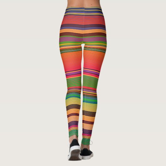 Spektrum-helle horizontale dünne leggings (Rückseite)