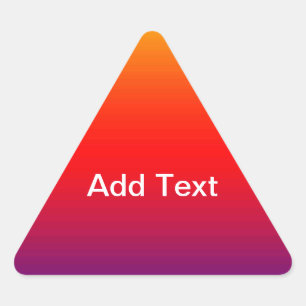 Spektrum horizontaler Farben -1 Dreieckiger Aufkleber