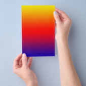 Spektrum horizontaler Farben -1 Flyer (Handgriff)