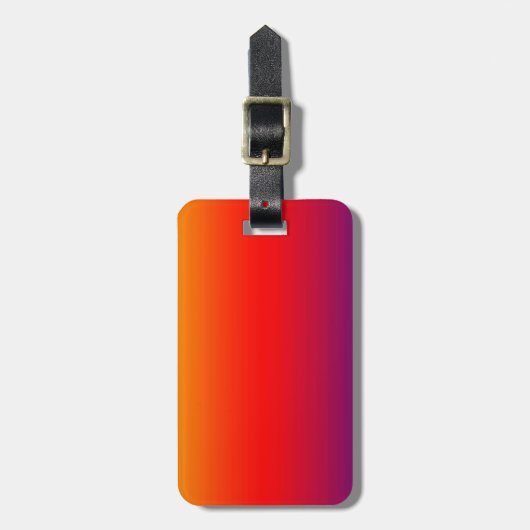 Spektrum horizontaler Farben -1 Gepäckanhänger (Vorderseite vertikal)