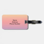 Spektrum horizontaler Farben -1 Gepäckanhänger (Rückseite horizontal)