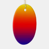 Spektrum horizontaler Farben -1 Keramik Ornament (Rechts)