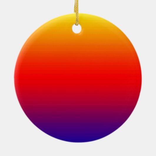 Spektrum horizontaler Farben -1 Keramikornament (Hinten)