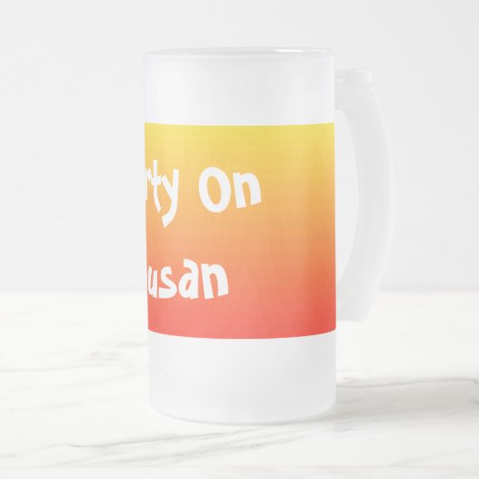 Spektrum horizontaler Farben -1 Mattglas Bierglas (VorderseiteRechts)