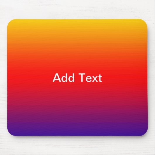 Spektrum horizontaler Farben -1 Mousepad (Vorne)