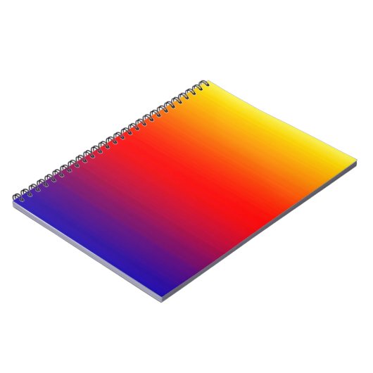 Spektrum horizontaler Farben -1 Notizblock (Linke Seite)