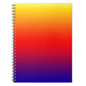 Spektrum horizontaler Farben -1 Notizblock (Vorderseite)