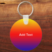 Spektrum horizontaler Farben -1 Schlüsselanhänger (Vorderseite)