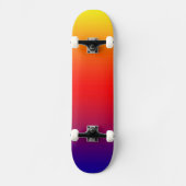 Spektrum horizontaler Farben -1 Skateboard (Vorderseite)