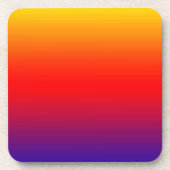 Spektrum horizontaler Farben -1 Untersetzer (Vorderseite)